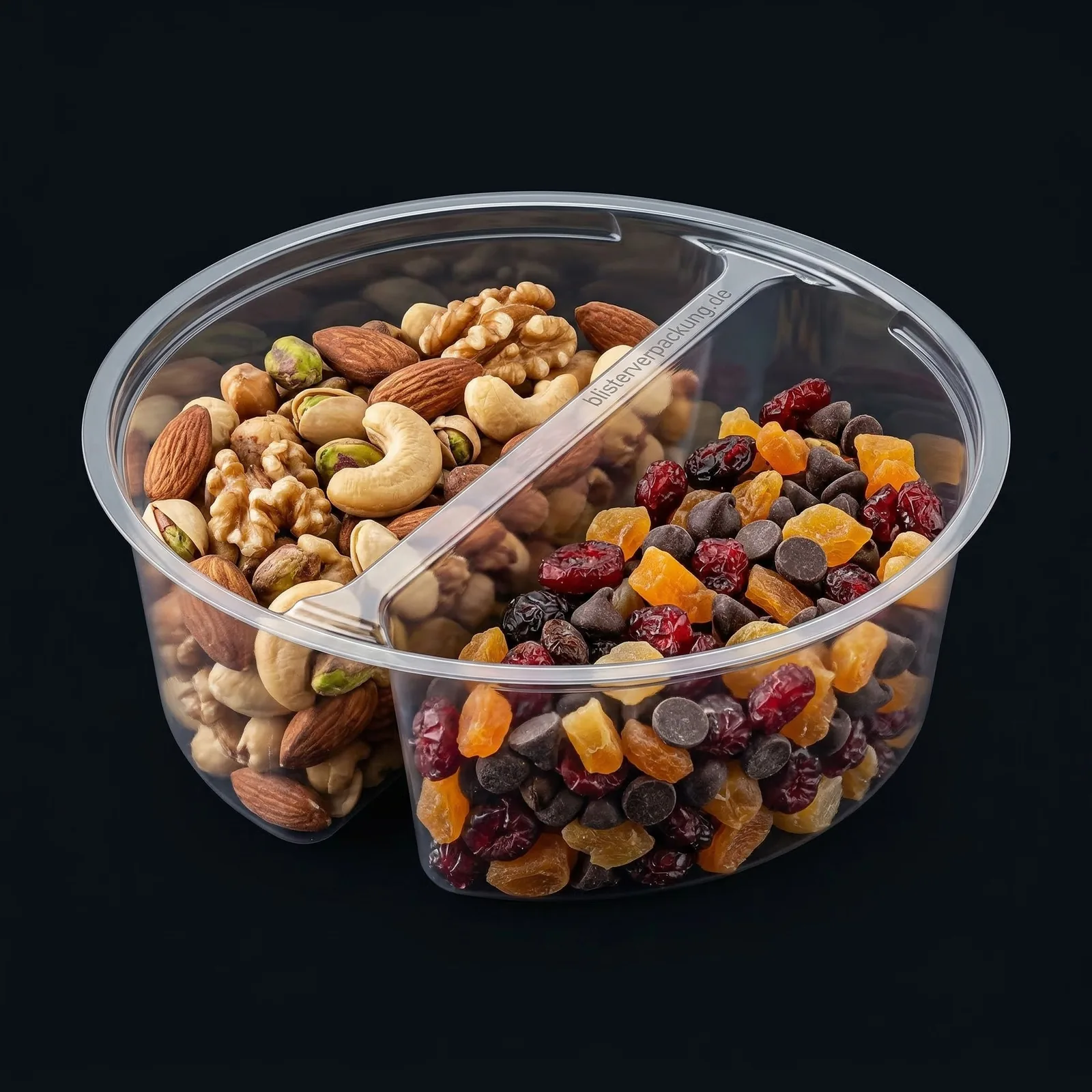 Snack Tray with Sauce Compartment